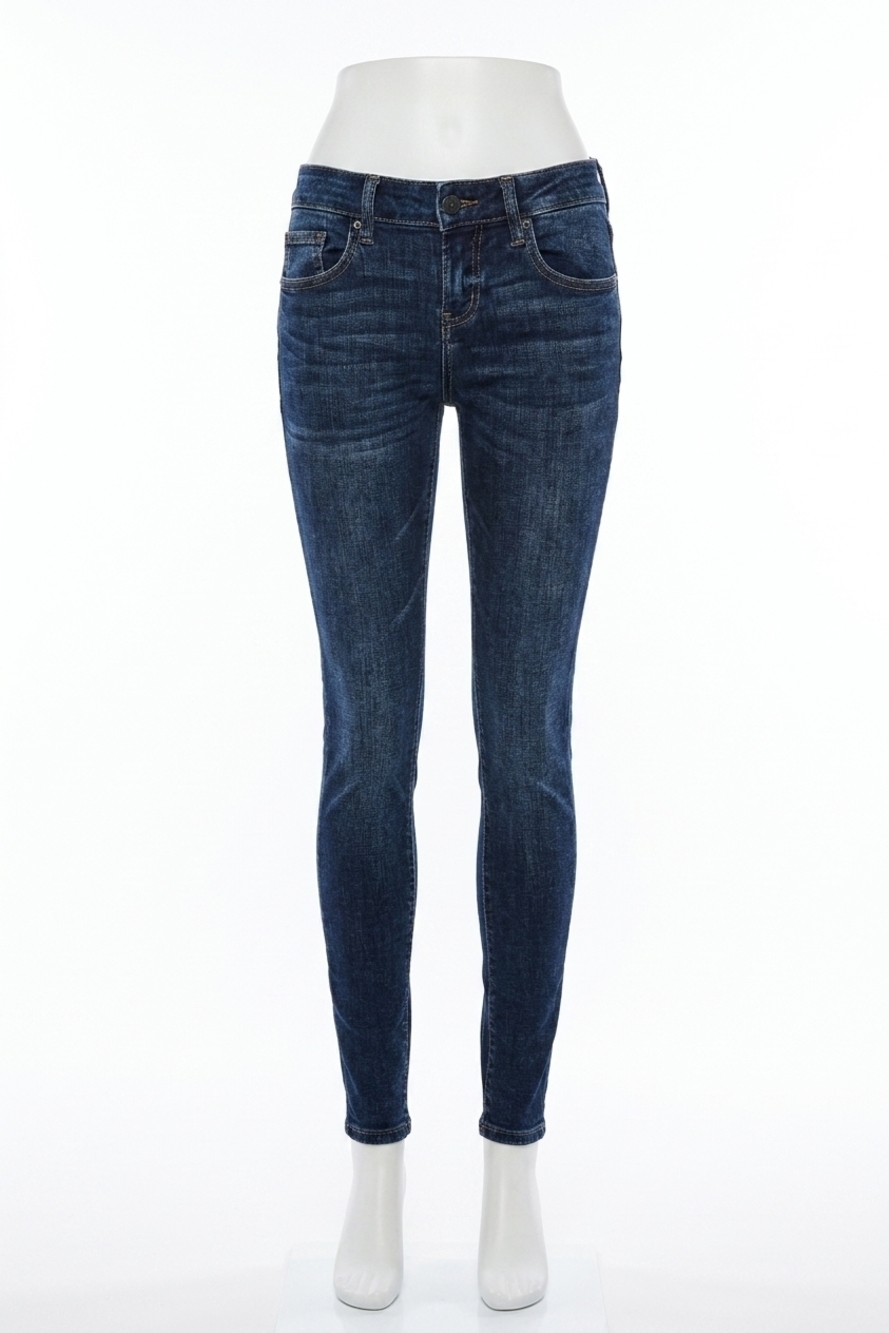 NEW DEAR JOHN DENIM joyrich mid rise skinny full jeans in mullholand wash